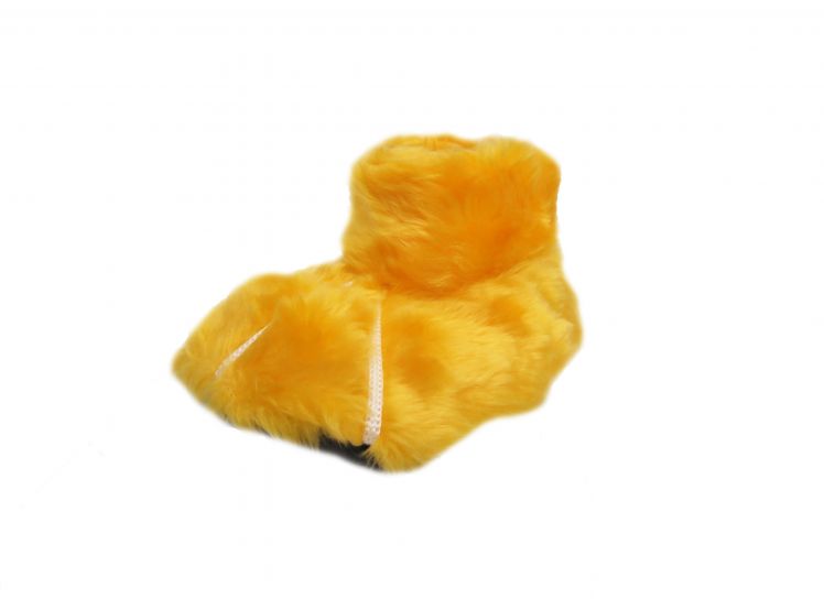 Pantufla Pata de Pato con base antideslizante- Piel