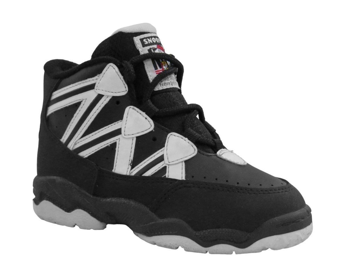 Zapatilla Bota Snoopy Cuerina Cordon Tipo Deportiva