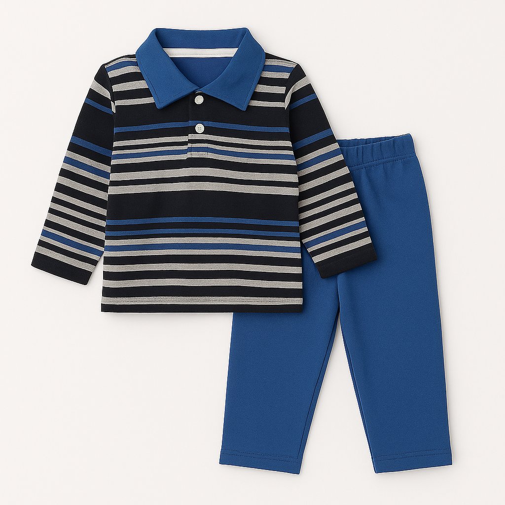 Conjunto Jogging Buzo y Pantalon rayado de varon