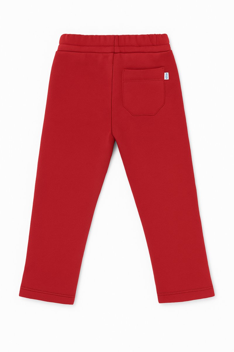 Pantalon chupin de friza con nervadura