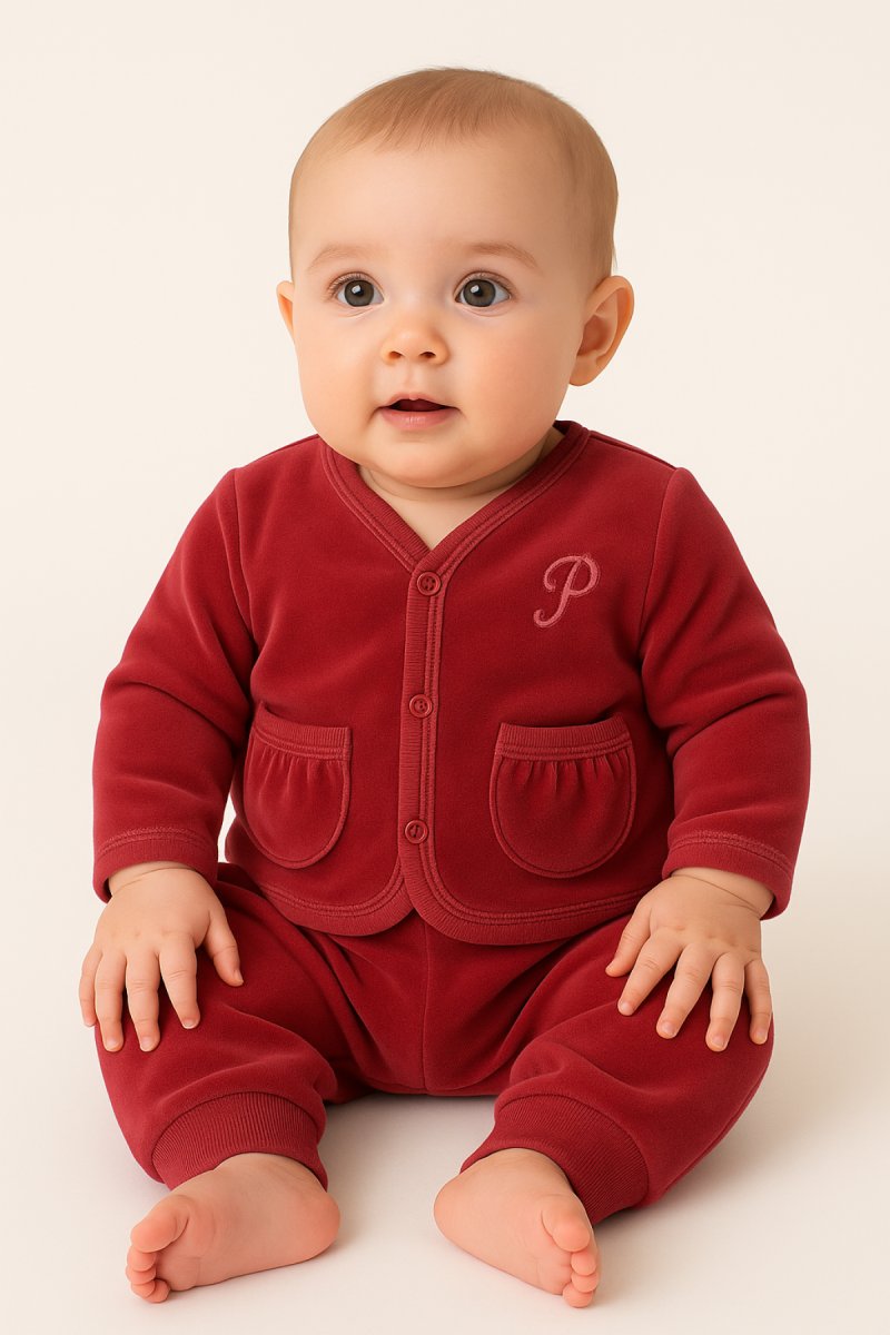 Conjunto Plush Saquito Pantalon Sin Pie