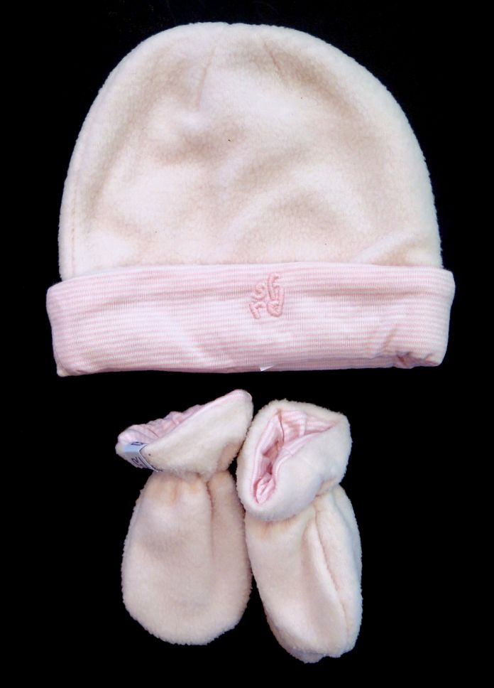 Conjunto Micropolar Gorro y Mitones con Milrayas