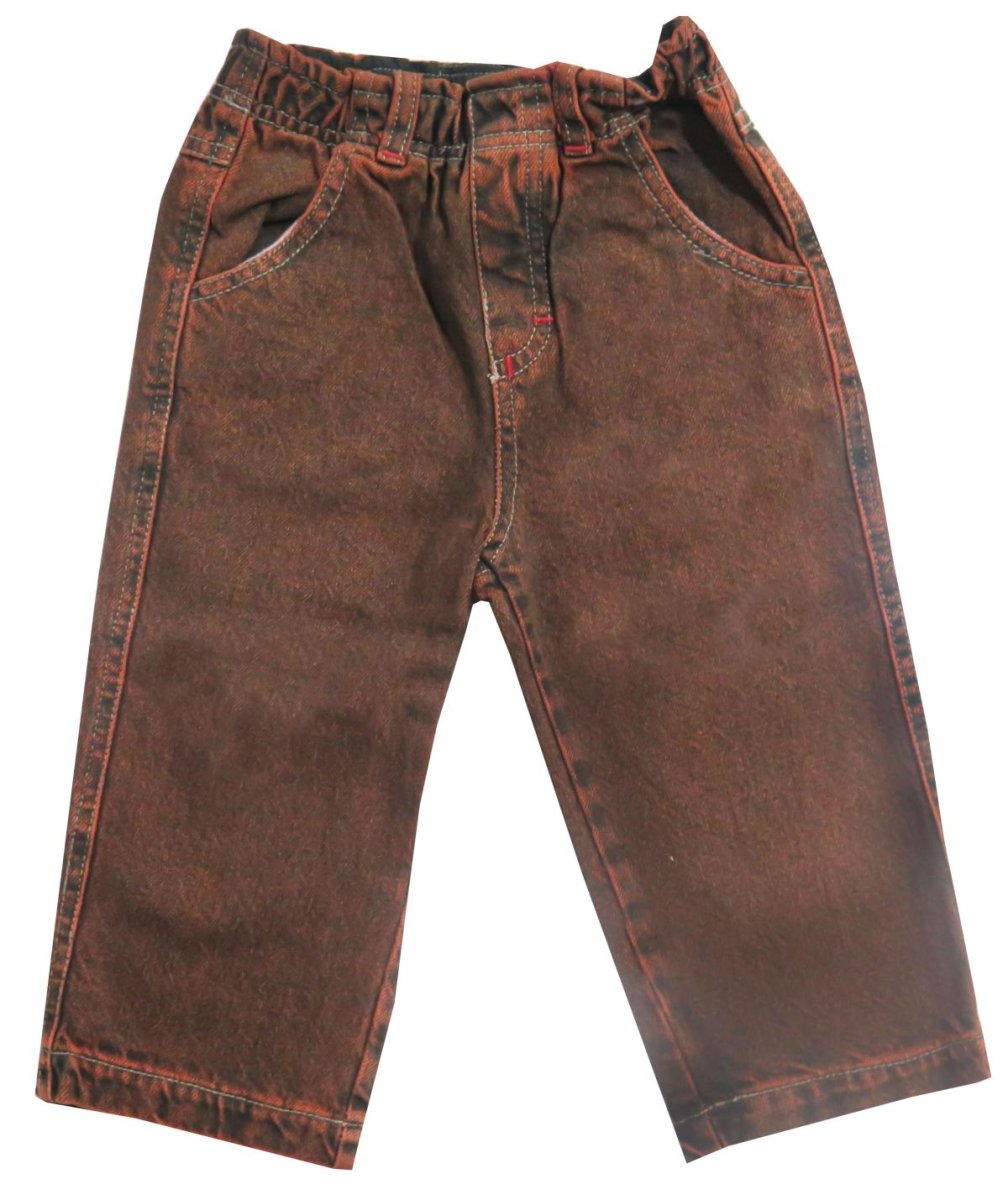 Pantalon de Jean color con elastico