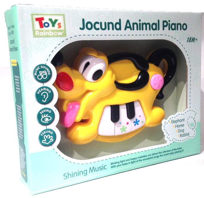 jocund Animal Piano Perro con Luces y Sonidos con Luces y Sonidos Tecladito