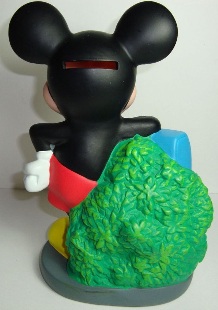Alcancia Mickey Apoyado en Buzon 21 cm de alto