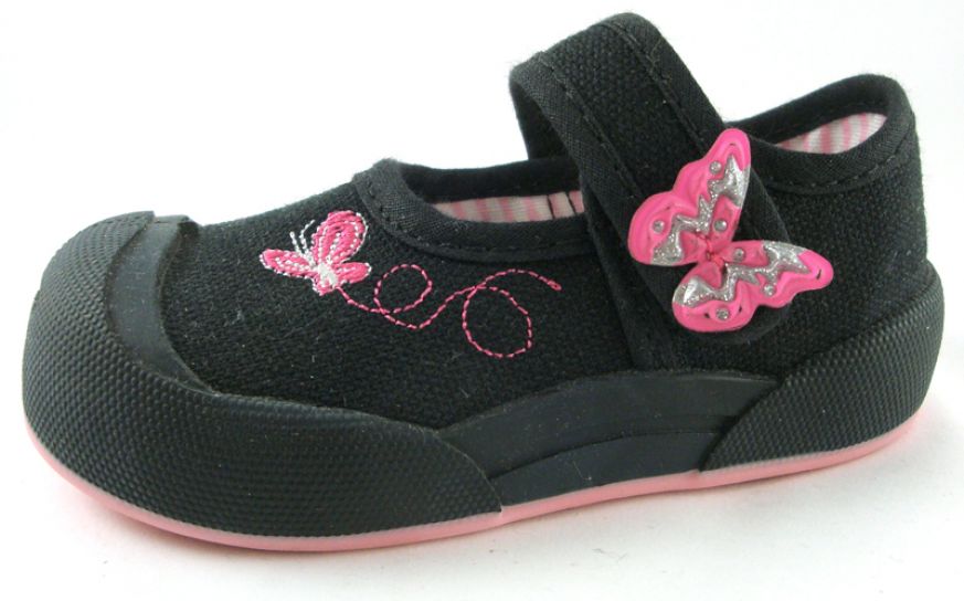 Guillermina Lona Bordada Mariposa Velcro