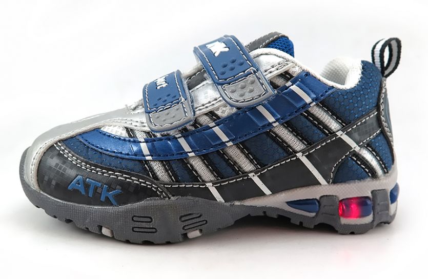 Zapatilla Con Luz Deportiva Abrojo Velcro