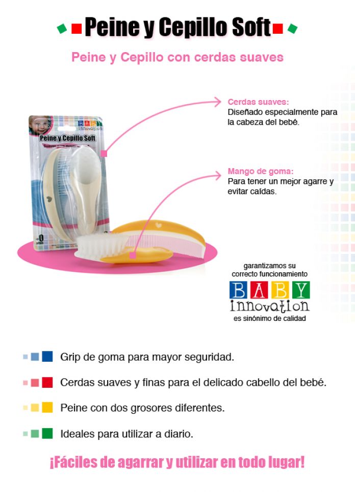 Cepillo y Peine Soft