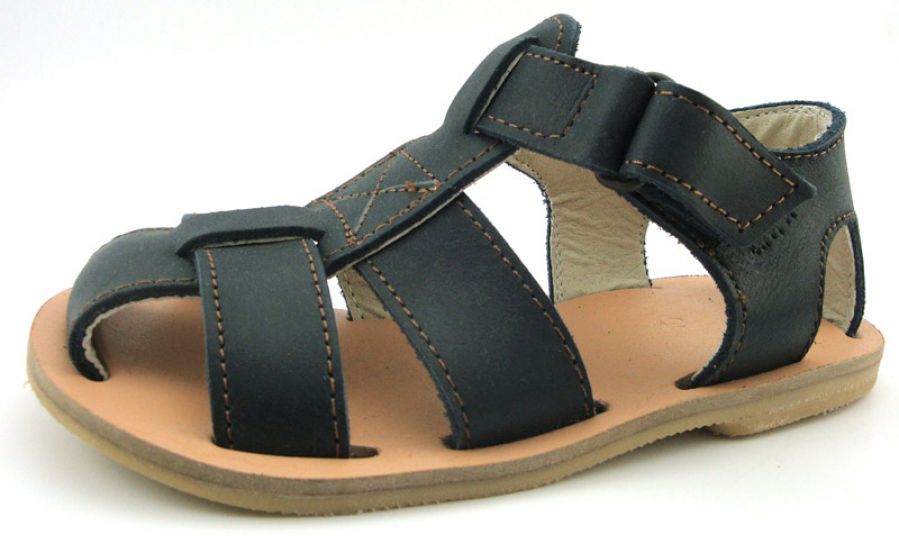 Sandalia Franciscana Clasica Cuero Velcro