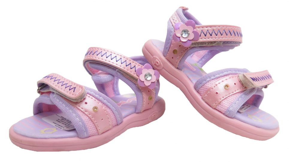 Sandalia 2 Velcros Flor