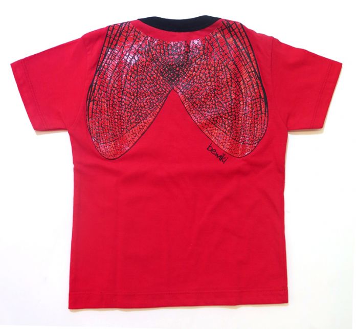 Remera Manga Corta Estampado Mosca