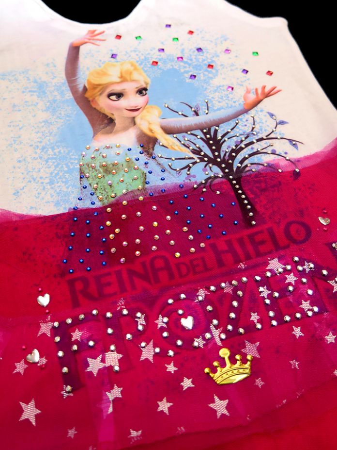 Vestido Tipo Disfraz Frozen