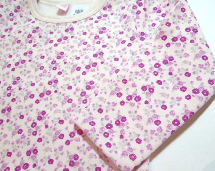 Buzo Con Friza Frizado Estampado con Florcitas