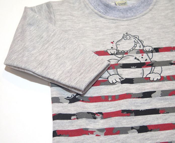 Buzo Frizado con Friza Estampado Dinosaurio