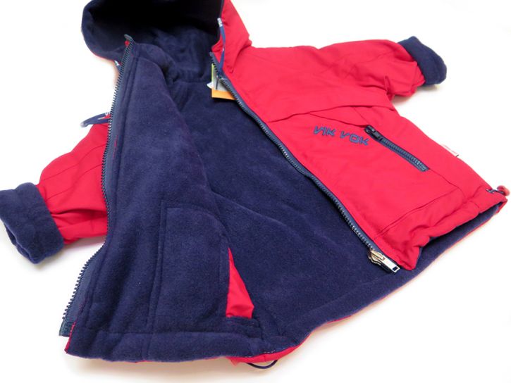 Campera con Cierre - Interior en Polar - Con Capucha