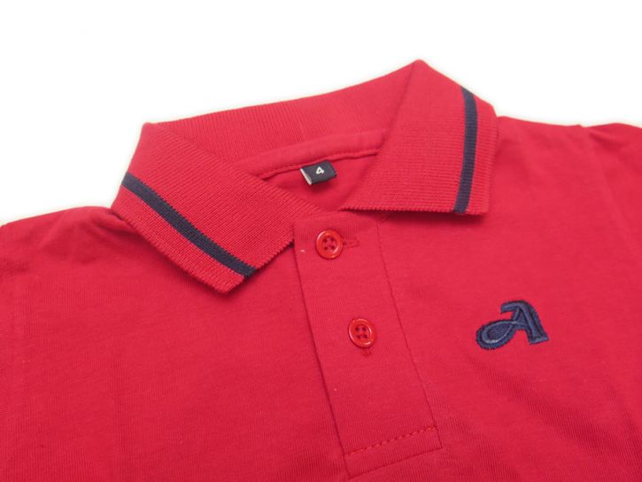 Chomba Algodon Manga Larga Lisa con Cuello y Puño Tejido