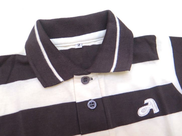 Chomba Algodon Rayada Cuello y Puño Tejido