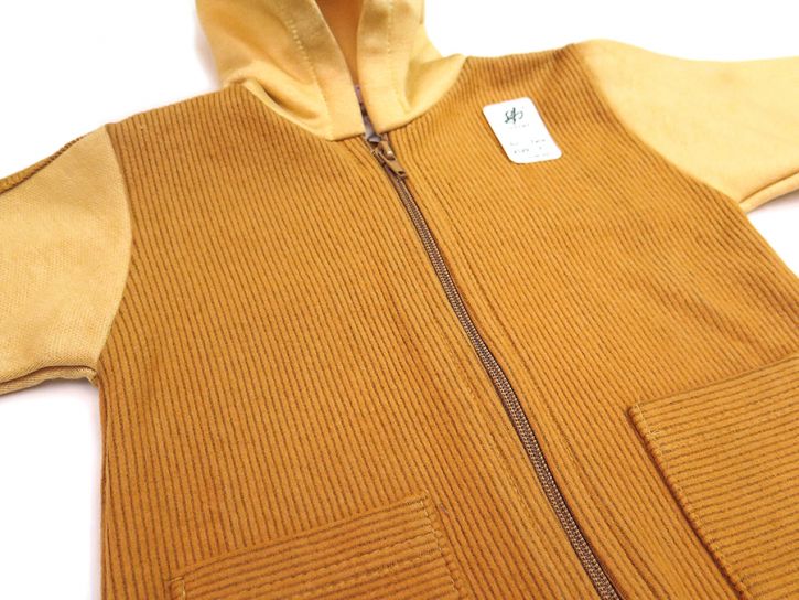 Campera con Capucha - Friza / Corderoy - con Cierre