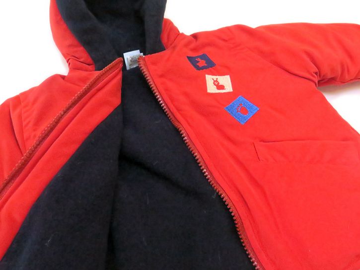 Campera con Capucha - Interior en Polar -