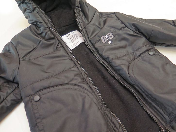 Campera con Capucha - Interior en Polar - Incluye Mitones