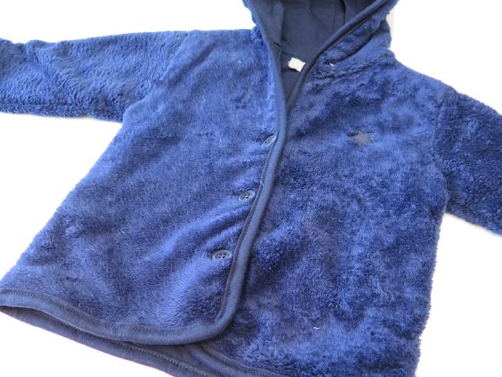 Saco Campera Simil Piel con Botones