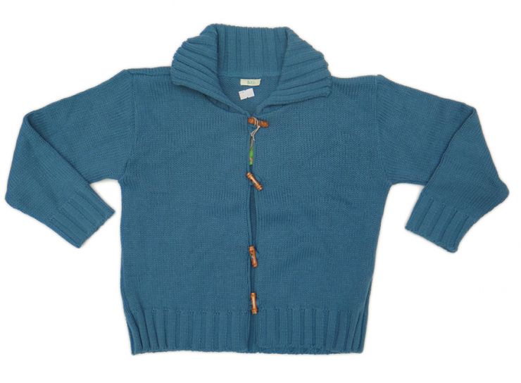 Saquito Tejido con Botones de Madera