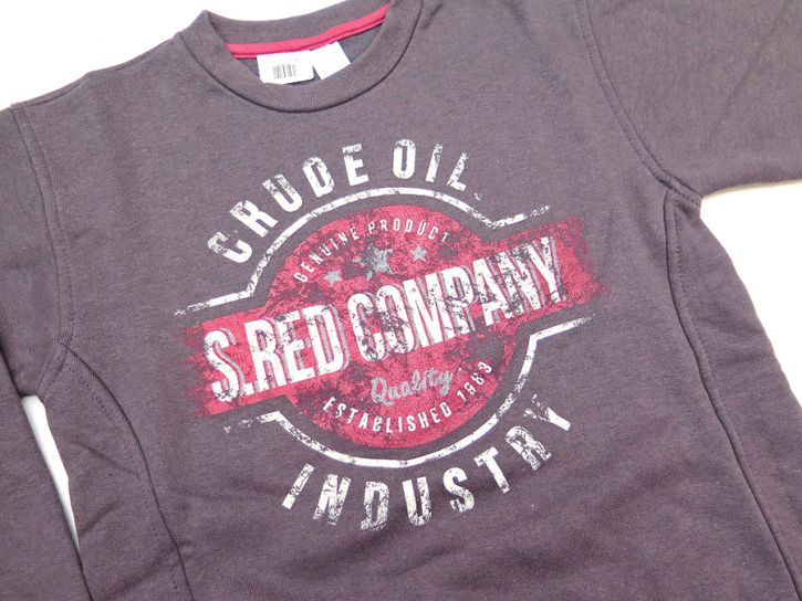 Buzo Frizado Sin Capucha Estampado