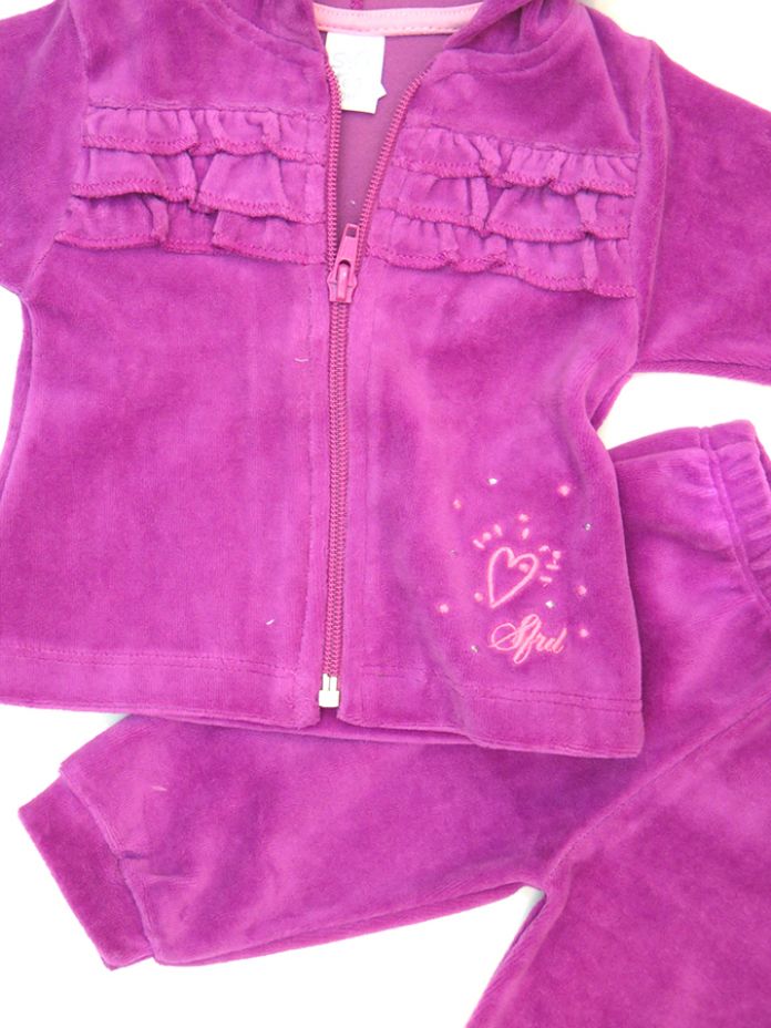 Conjunto de Plush Camperan con Voladitos y Pantalon Sin Pie