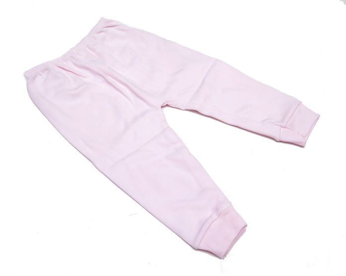 Medio Osito pantalon de bebe con puño sin pie de algodon
