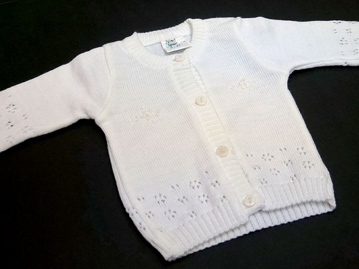 saco de cashmilon bordado de nena