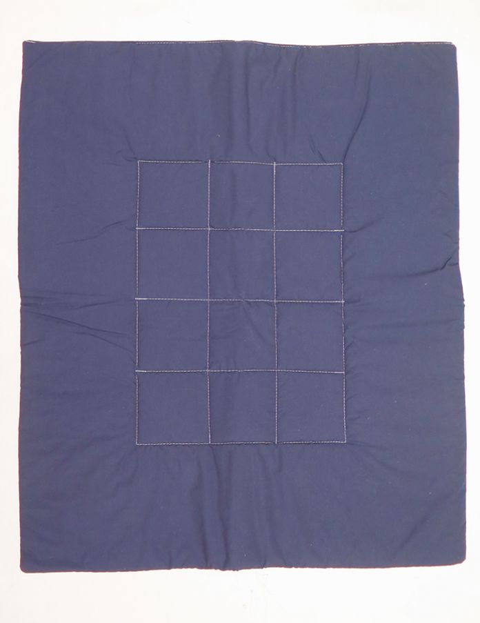 Acolchado de Catre / Moisés Azul Liso