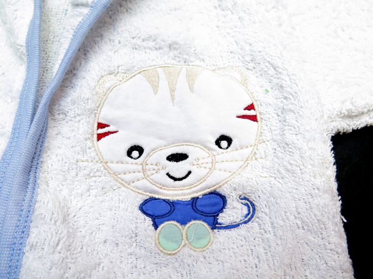 Salida de Baño Bata de Toalla con capucha lisa