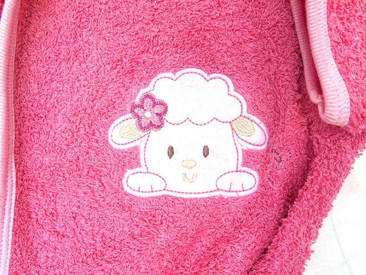 Salida de Baño Bata de Toalla con Capucha Lisa