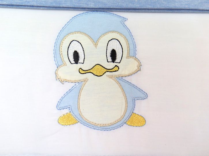 Sabana Cuna Funcional Bordada 3 Piezas