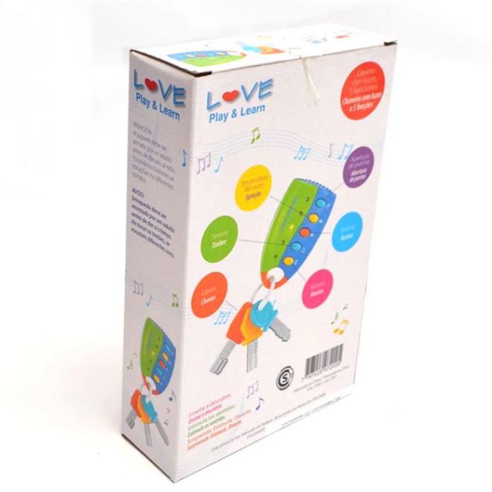 Sonajero Llavero Con Luces y Sonidos - Electronico