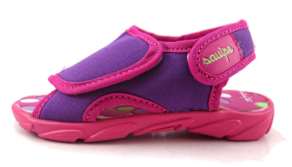 Sandalia de lycra con velcro