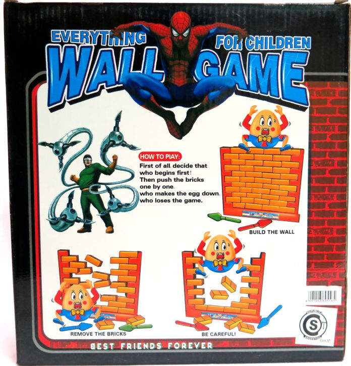 Wall game juego de mesa muro Pared Spiderman Hombre Araña