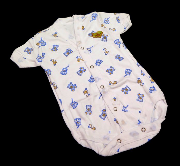 Body Estampado Mangas Cortas con Broches - Interlock