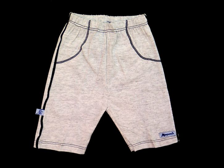 Short - Pantalon Corto Bebe - Gris Melange