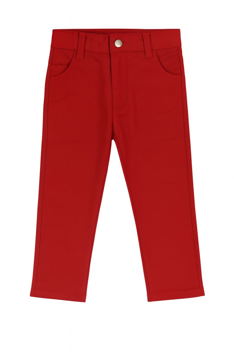 Pantalon de Gabardina Con Cintura Regulable