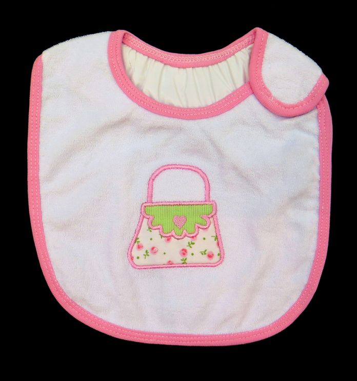 Babero de Toalla Towell Bordado Con Velcro