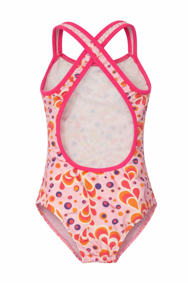 Malla de Baño Entera Cruzada Atras Estampada