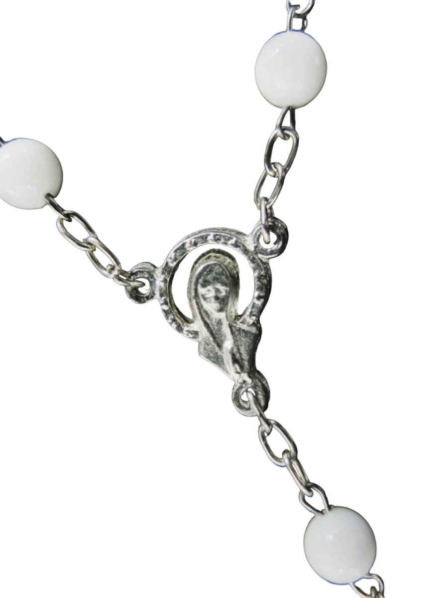 Rosario Con Perlas Brillosas