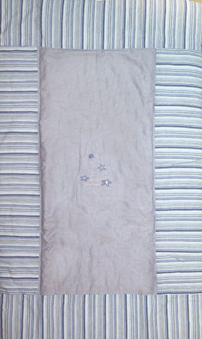 Acolchado  Chichonera  Cuna Funcional Tela Oxford Bordadas