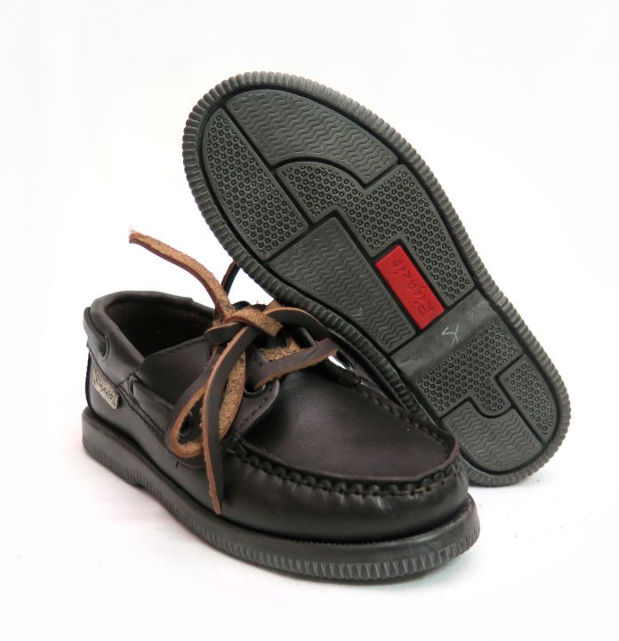 Calzado Zapato Colegial Nautico cordon Cosido