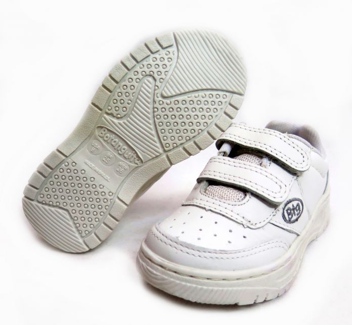 Zapatilla Cuero - Colegial - Velcro