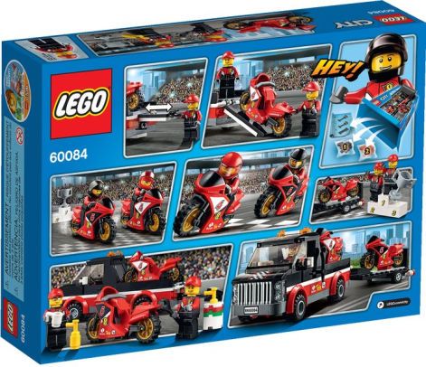 Lego City Camion Remolque Para Moto Racing Bike Transporter