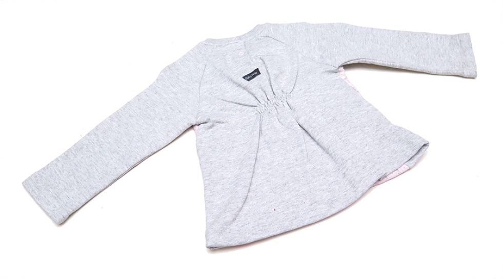 Buzo De Algodon Frizado Con Encaje