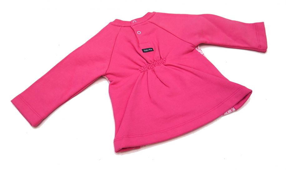 Buzo De Algodon Frizado Con Encaje