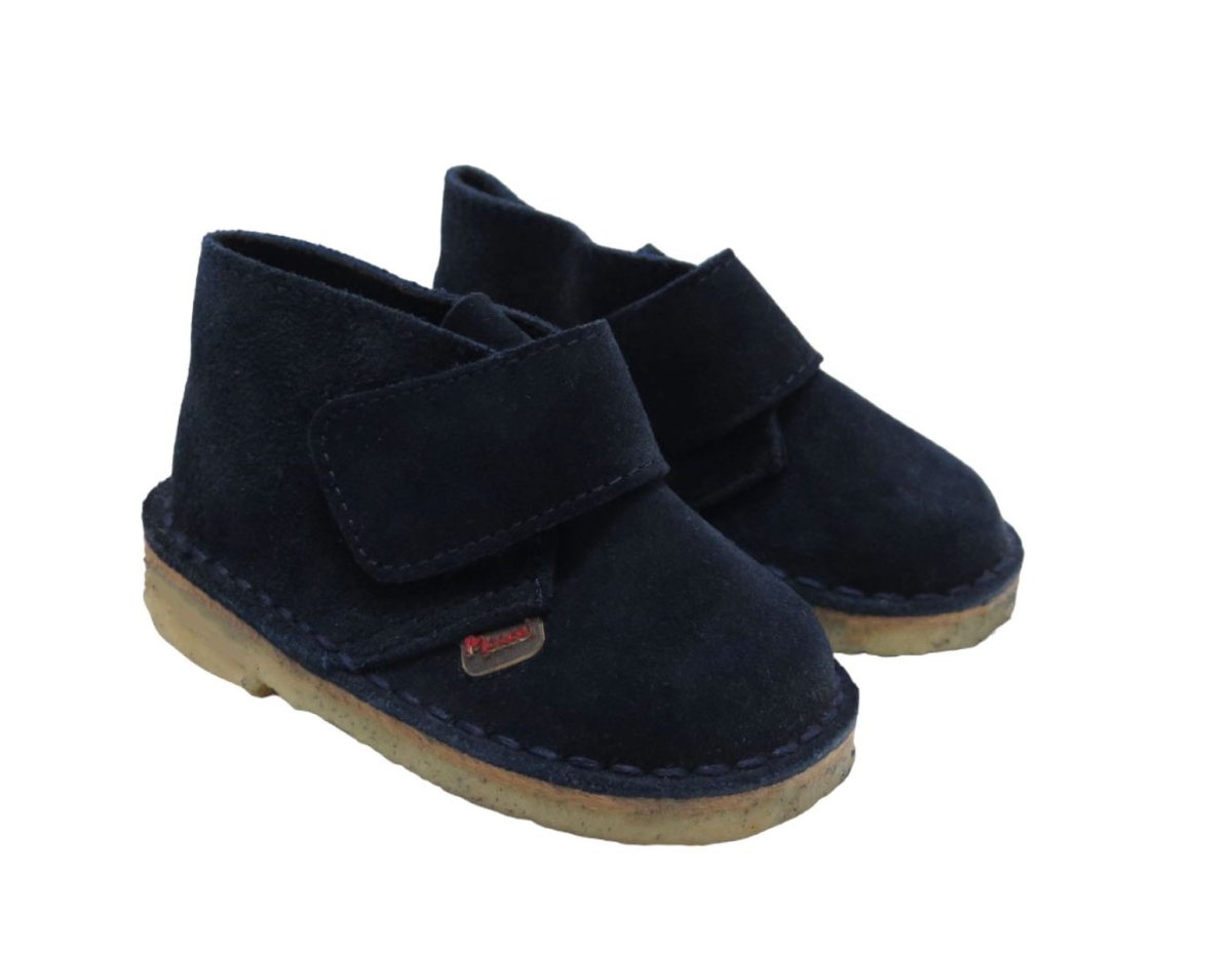 Bota Desierto Velcro Gamuza Goma Crepe
